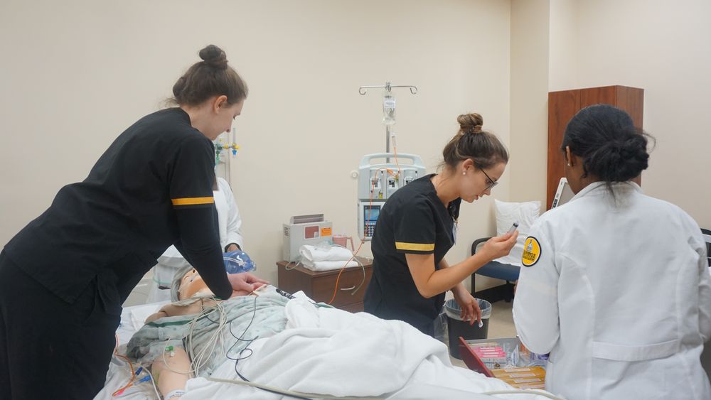 USM nursing students gain valuable skills in the USM Clinical Simulation Center Coordinator (submitted photo). 