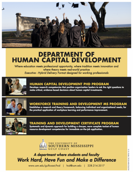 The Department of Human Capital Development at Southern Miss