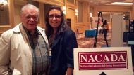 Prof. Fontecchio and Cathy Ventura at NACADA conference 2013