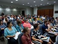 A full crowd came for the session in Hattiesburg on Sept. 19