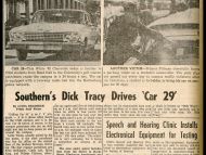 &quot;Southern's 'Dick Tracy' Drives Car 29&quot; Student Printz