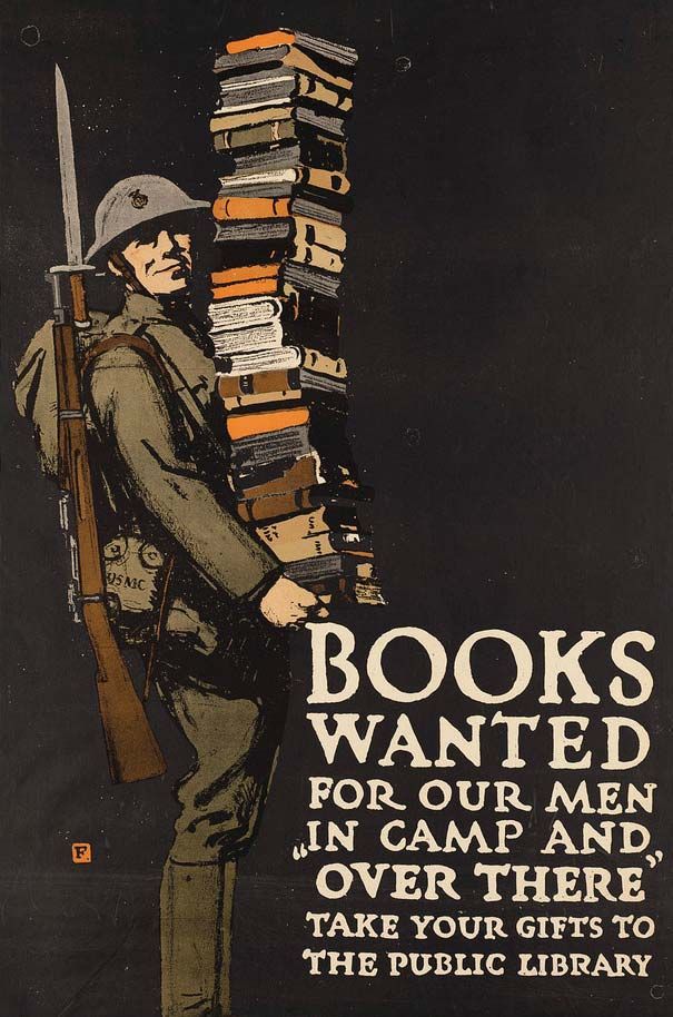 World War One Books Wanted Poster