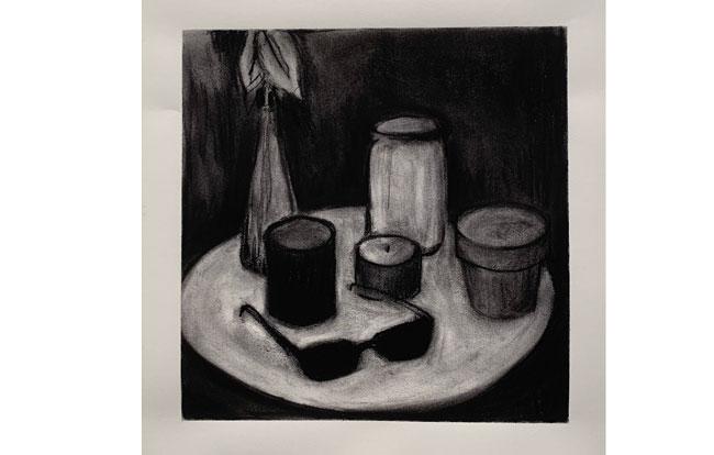 1st “Charcoal still life 11” – Elizabeth Baria