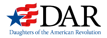 Logo of The Daughters of the American Revolution Award 