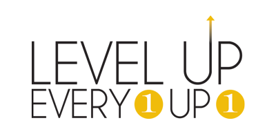 Partners for the Arts Level Up Logo