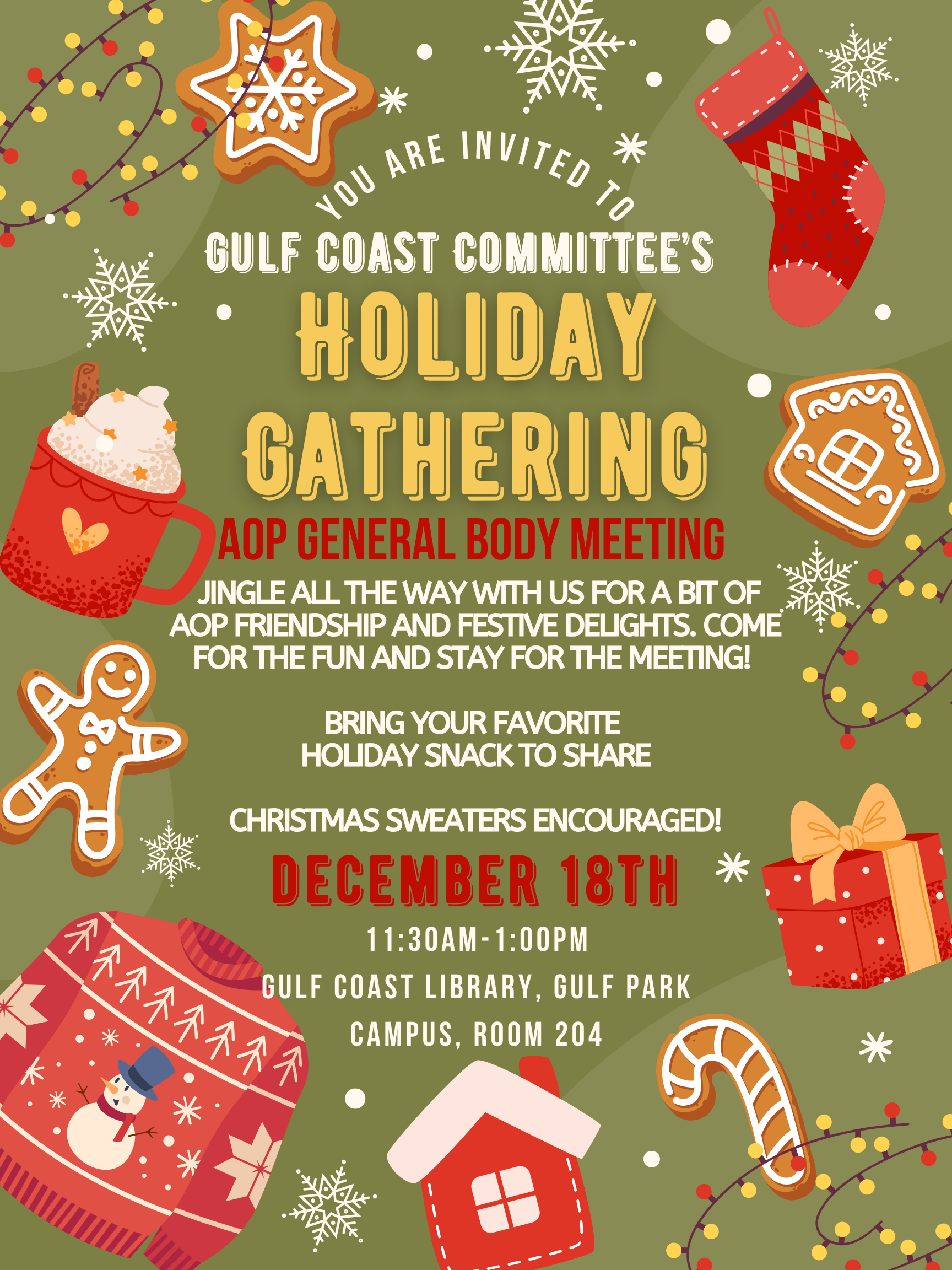 Gulf Park Holiday Invite