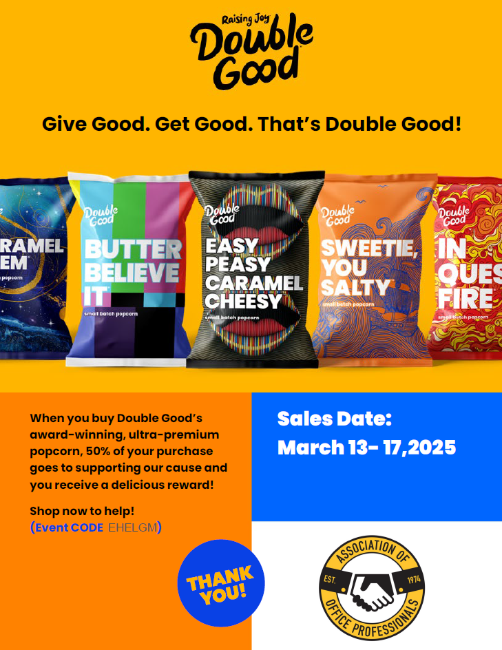 Double Good Fundraising Flyer