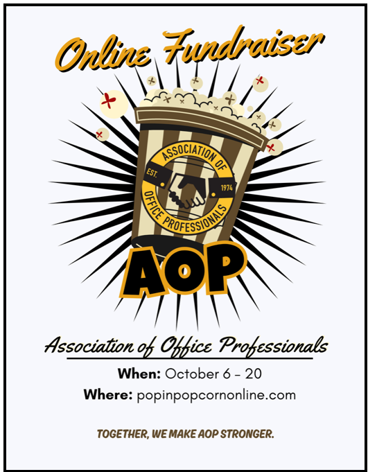 Poppin Popcorn AOP Fundraise Graphic