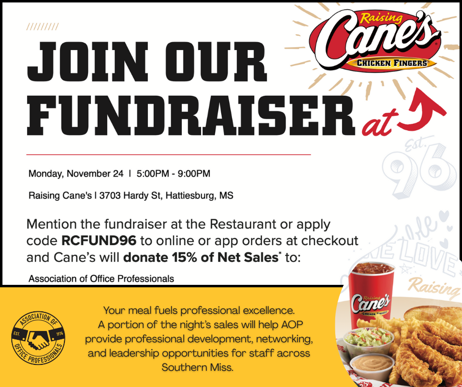 Raising Cane Fundraiser