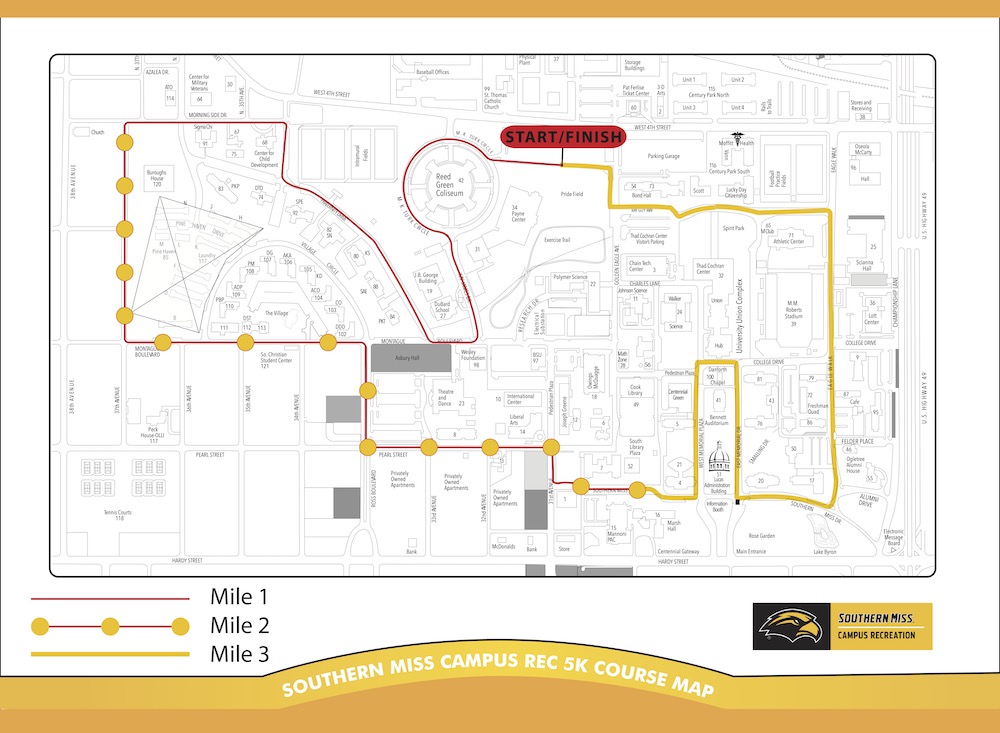 5K Course Map