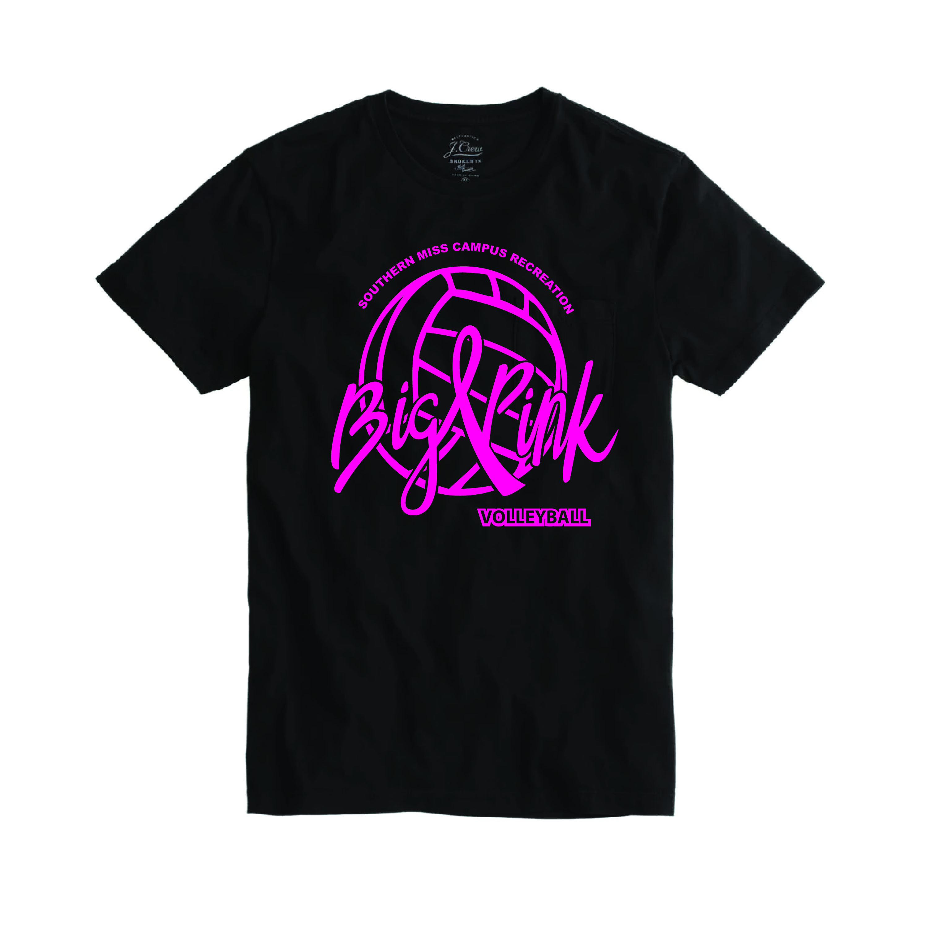 Big Pink Volleyball T-Shirt Big Pink Volleyball T-Shirt