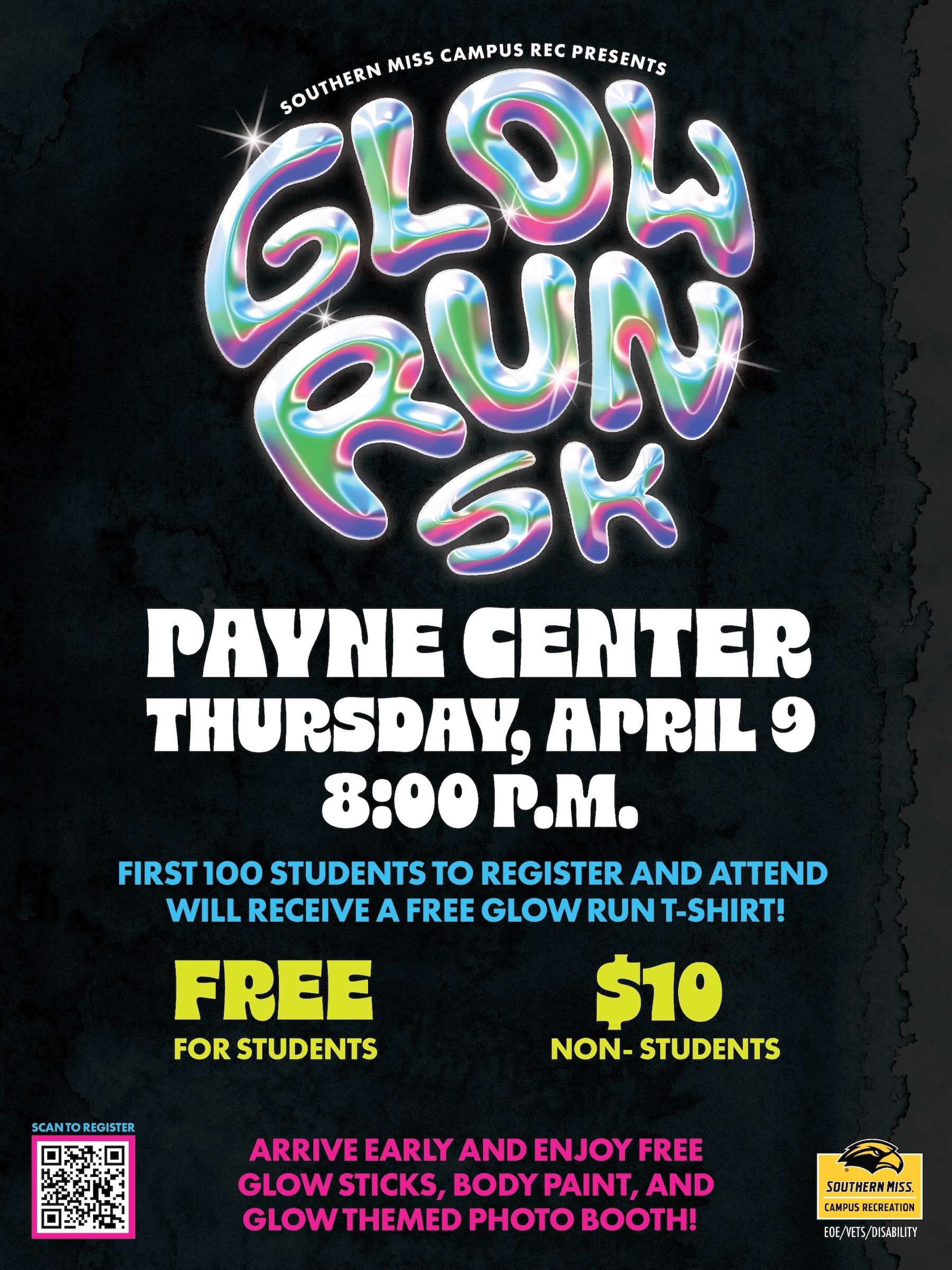 Glow Run 5K Flyer
