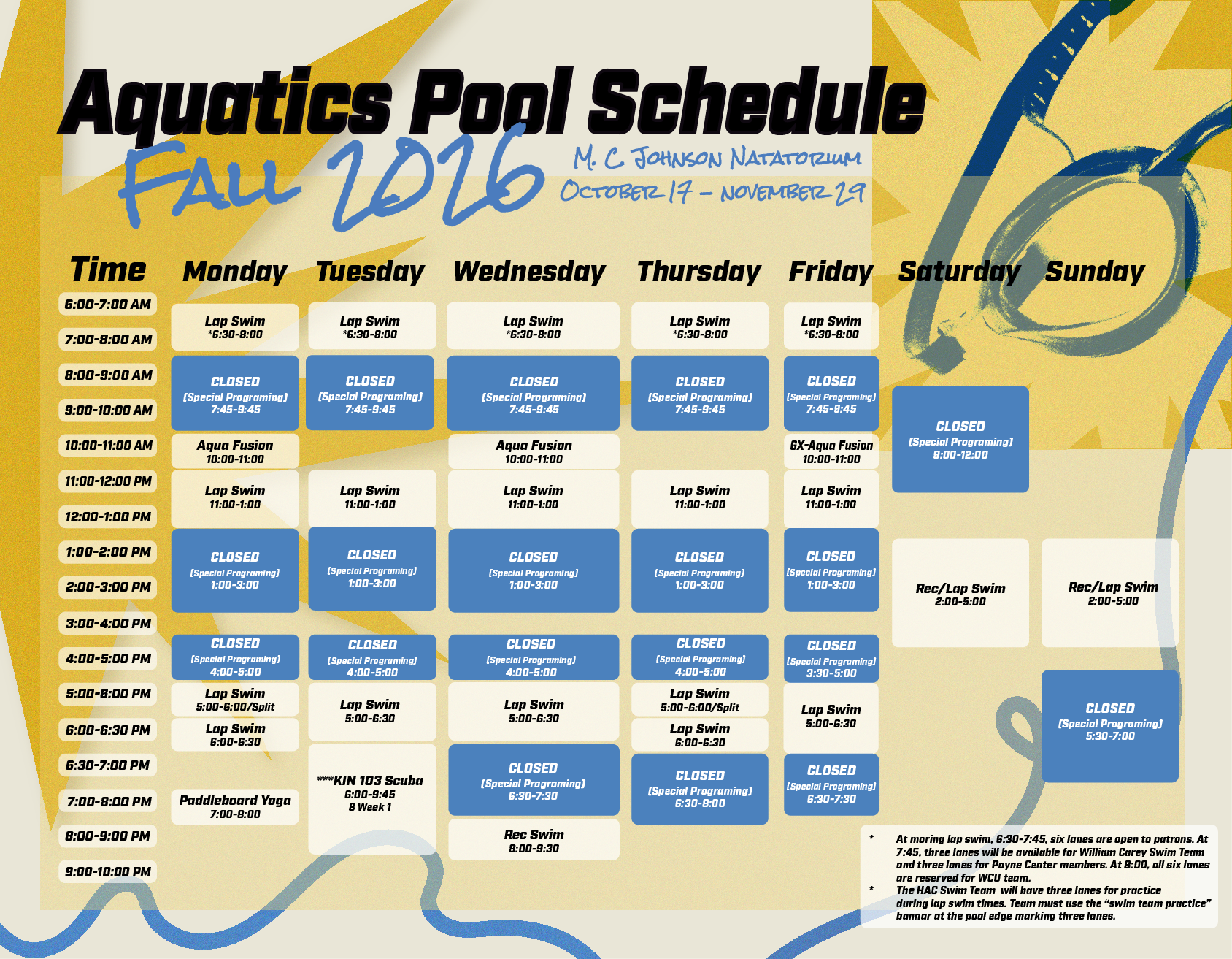 Pool Fall 2 Schedule Pool Fall 2 Schedule