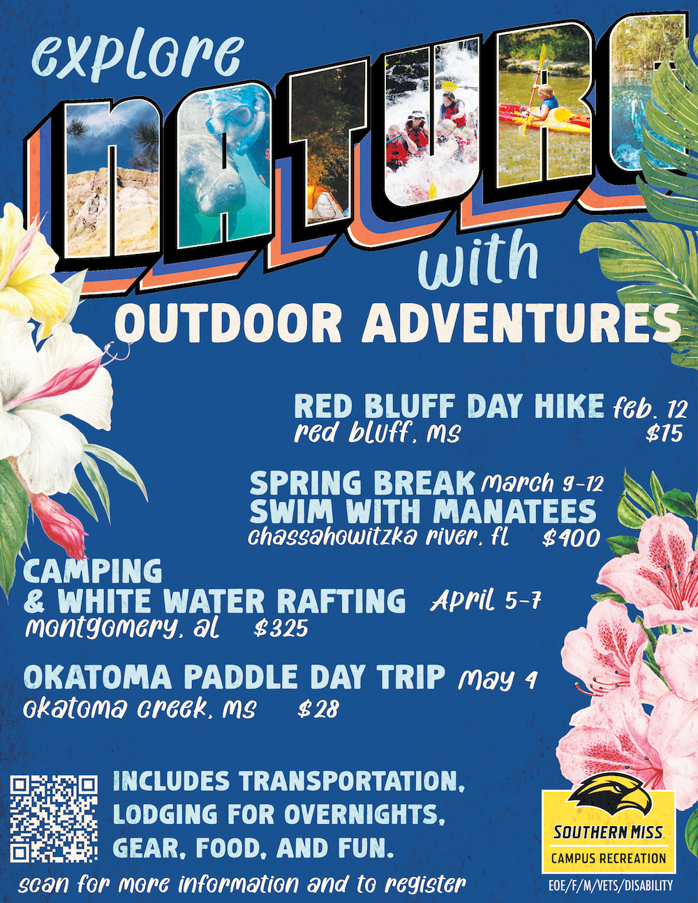 Outdoor Adventures Spring Trips 2024