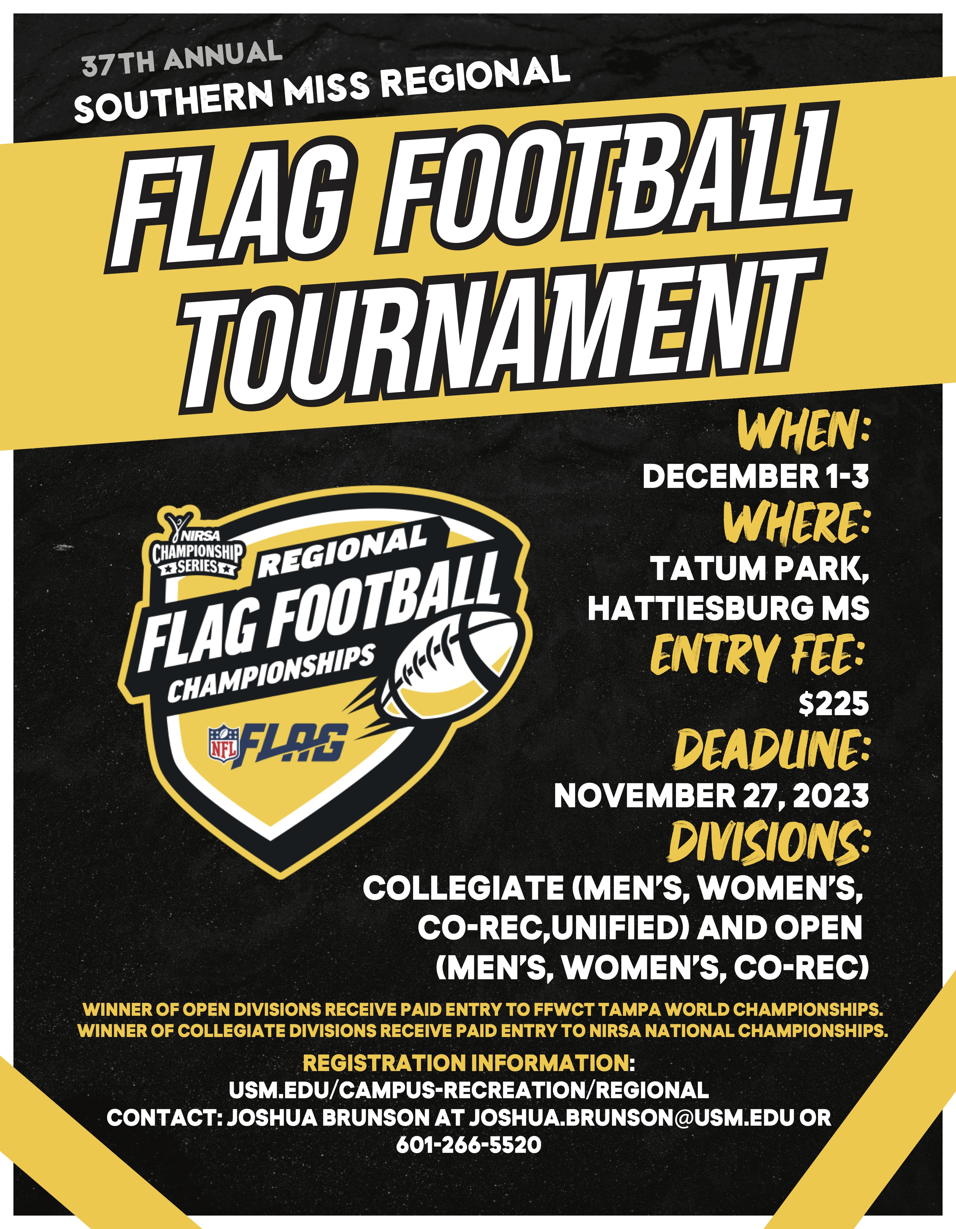 Regional Flag Football Flyer 2023 Regional Flag Football Flyer 2023