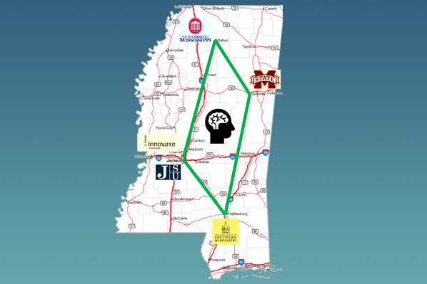 Mississippi Innovation Clusters Map