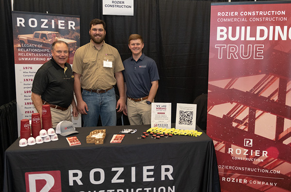 Rozier Construction Team at Career Expo