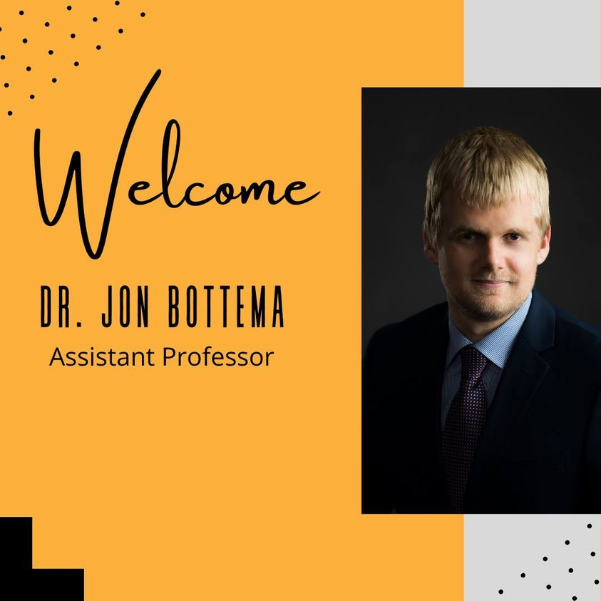 Welcome Jon Bottema