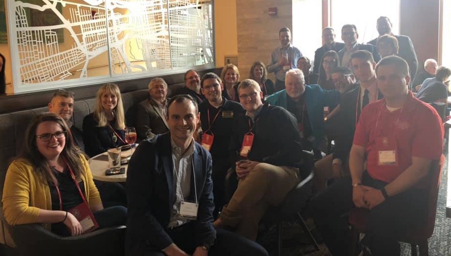 Dale Center faculty, students, alums, and friends at SMH Conference in 2019