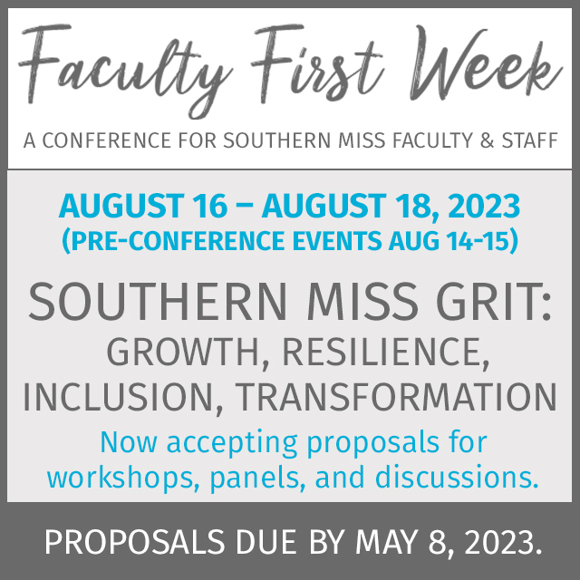 Faculty First Week Call for Proposals