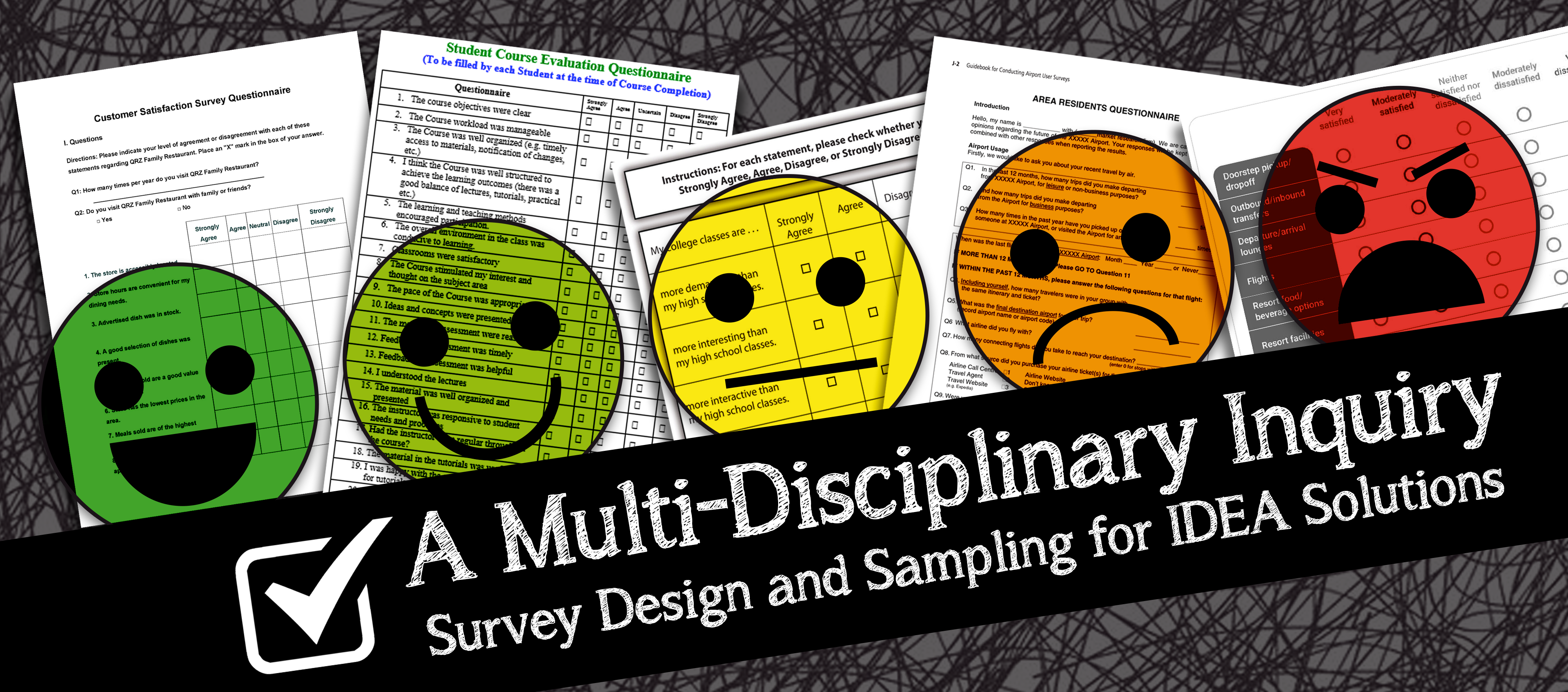A Multi-Disciplinary Inquiry: Survey Design and Sampling for IDEA Solutions