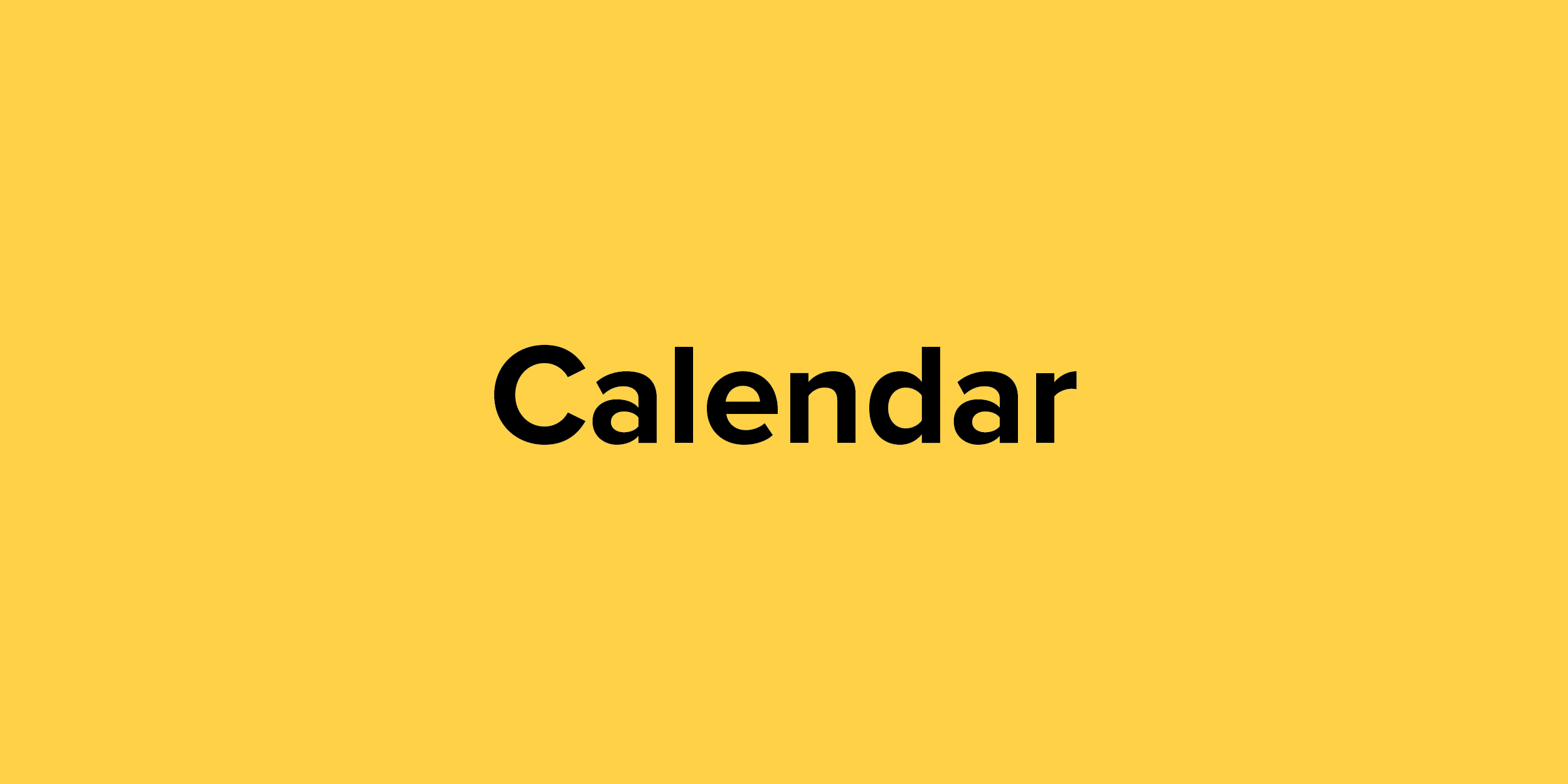 calendar