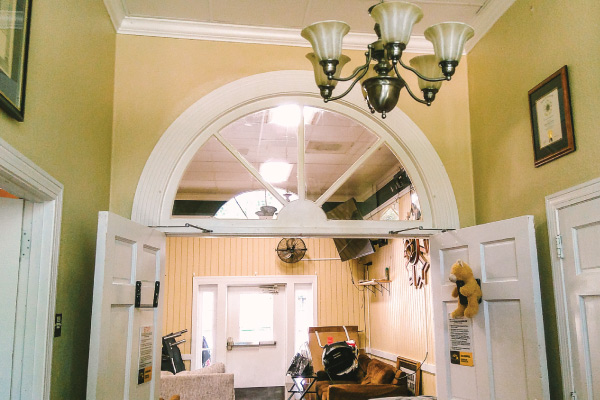 front lobby