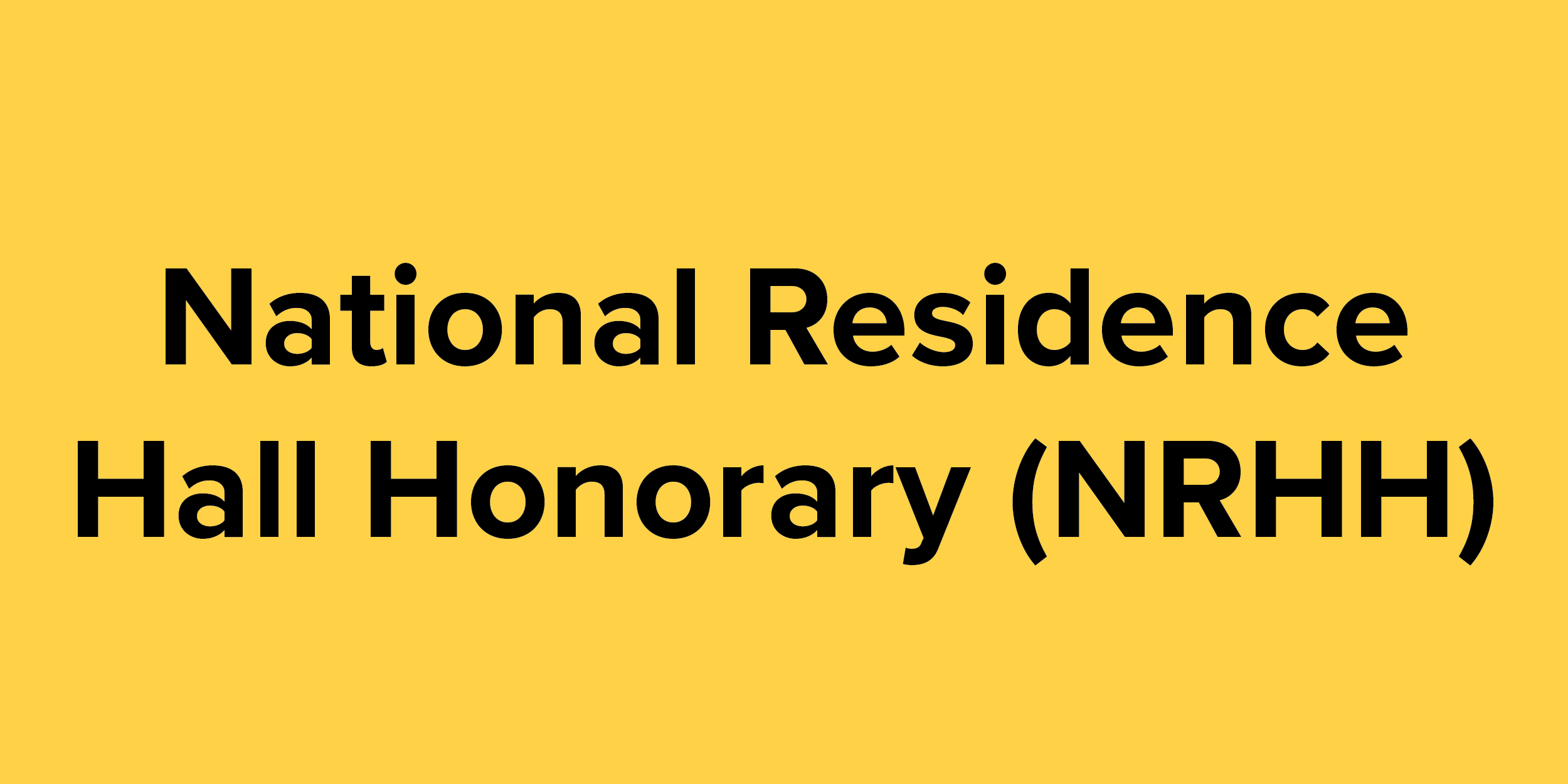 national residence hall honorary