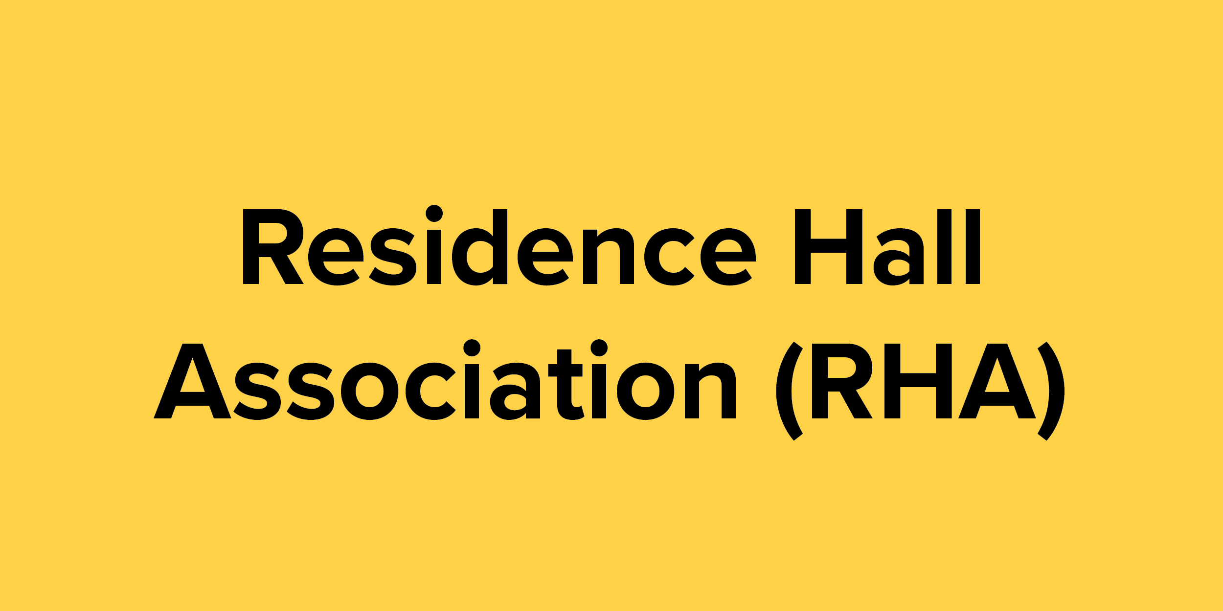 residence hall association