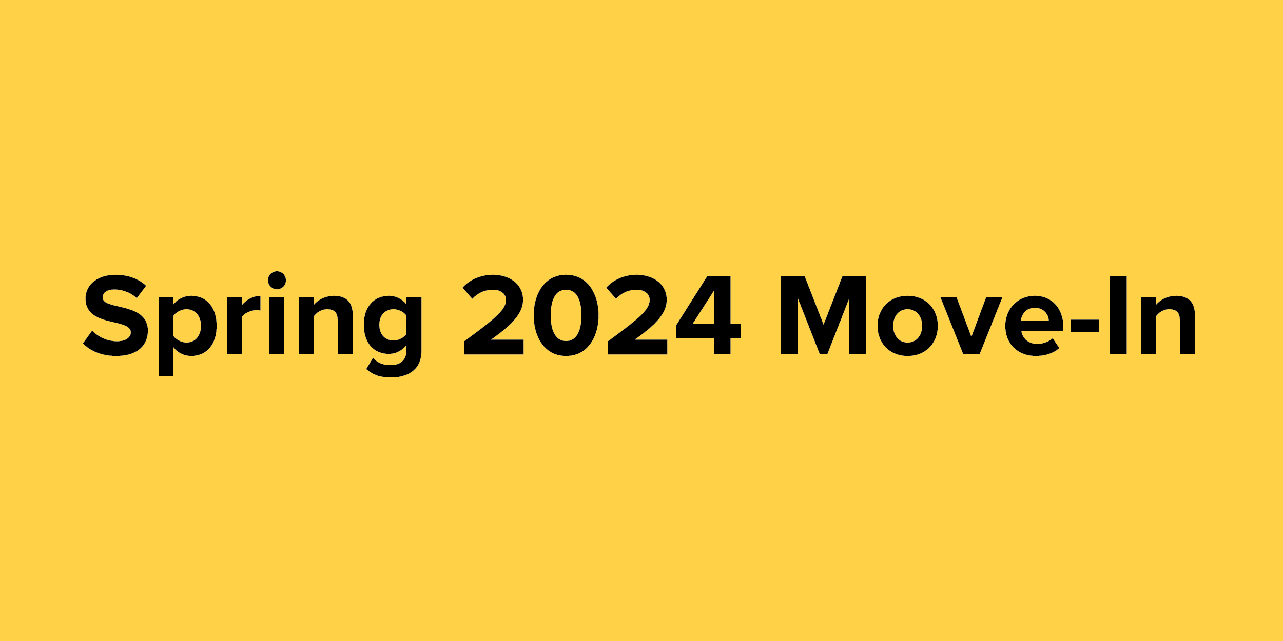 spring 2024 move-in
