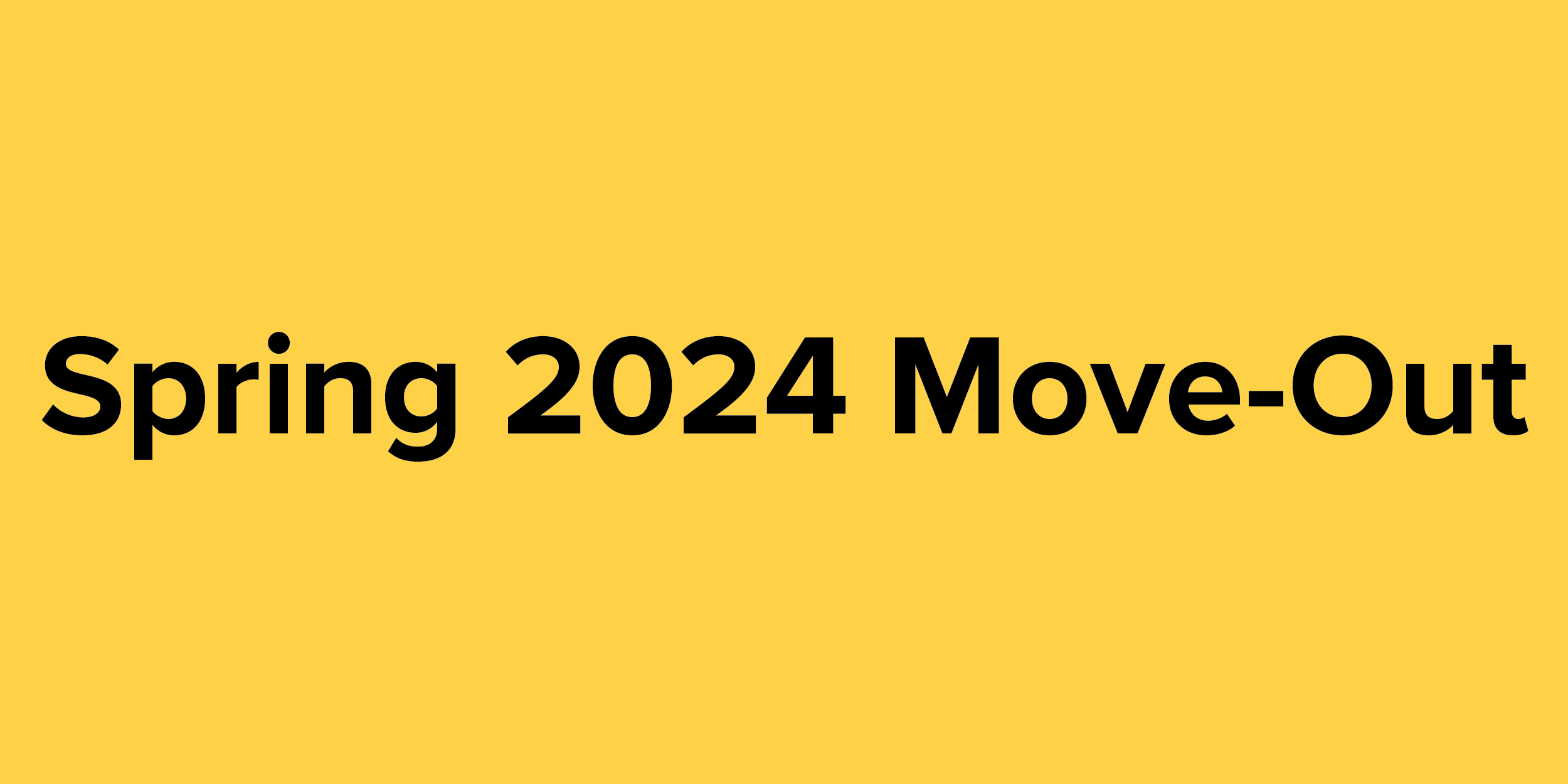 spring 2024 move-out