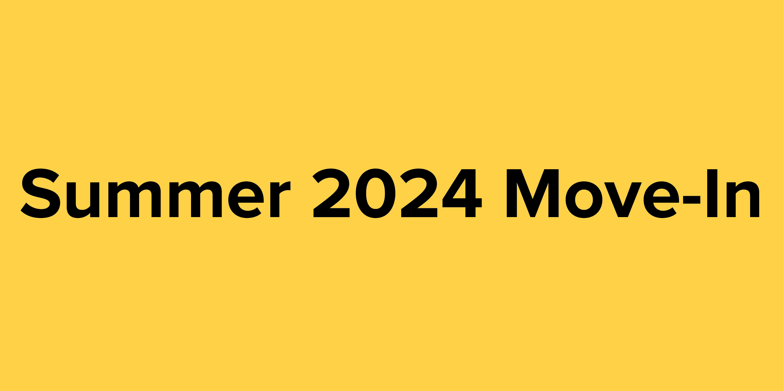 summer 2024 move-in