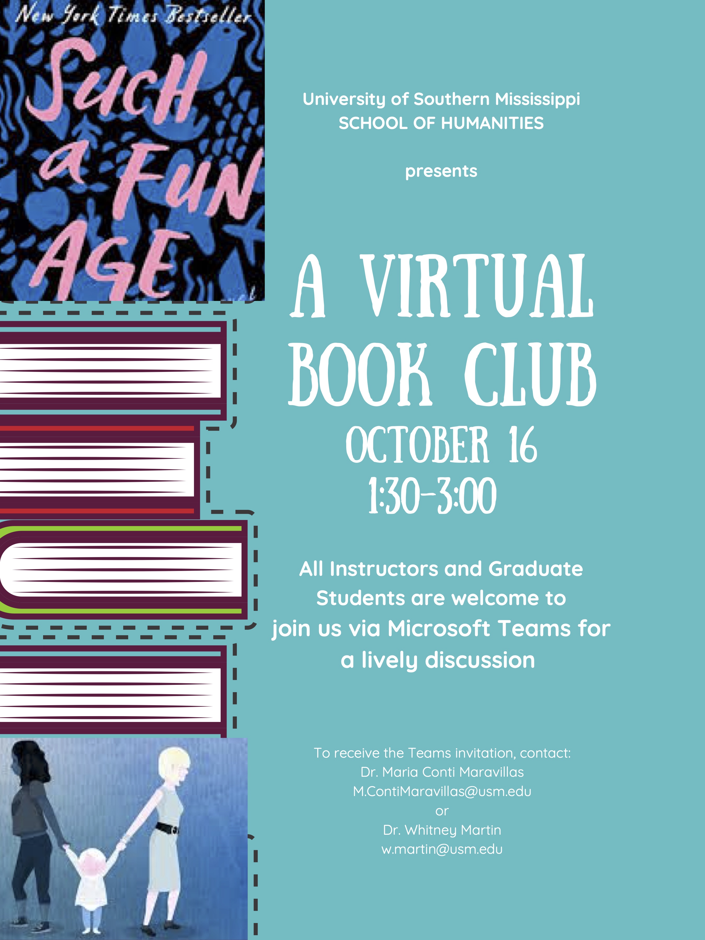 School of Humanities Virtual Book Club