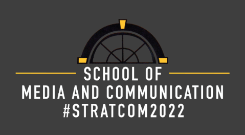 This is the logo for StratCom Week.