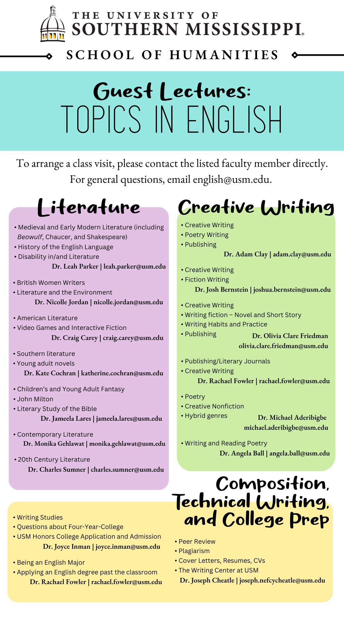 Topics in English