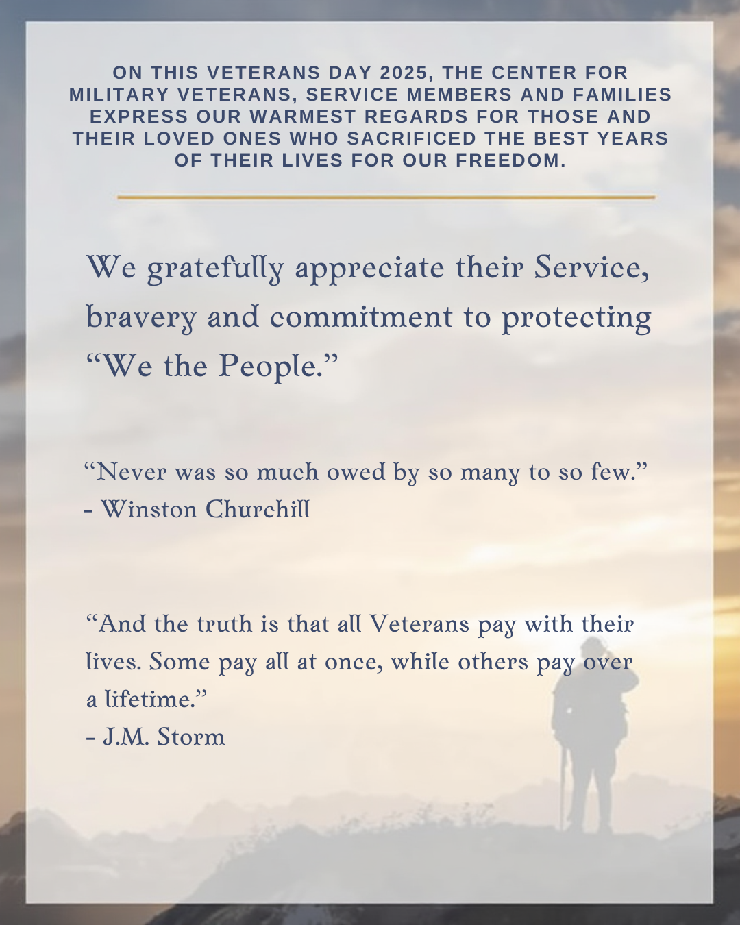 Veteran's Day 2025 Veteran's Day 2025