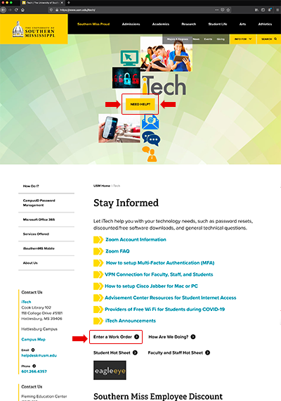 View the iTech website