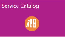 Service Catalog icon Select Service Catalog in Cherwell