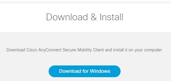 Download and install vpn client