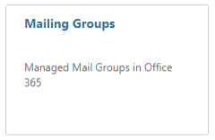 Select Mailing Groups