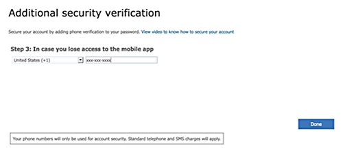 Additional security verification step 3