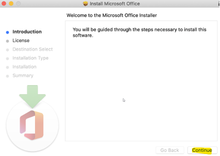Welcome to Microsoft Office Installer