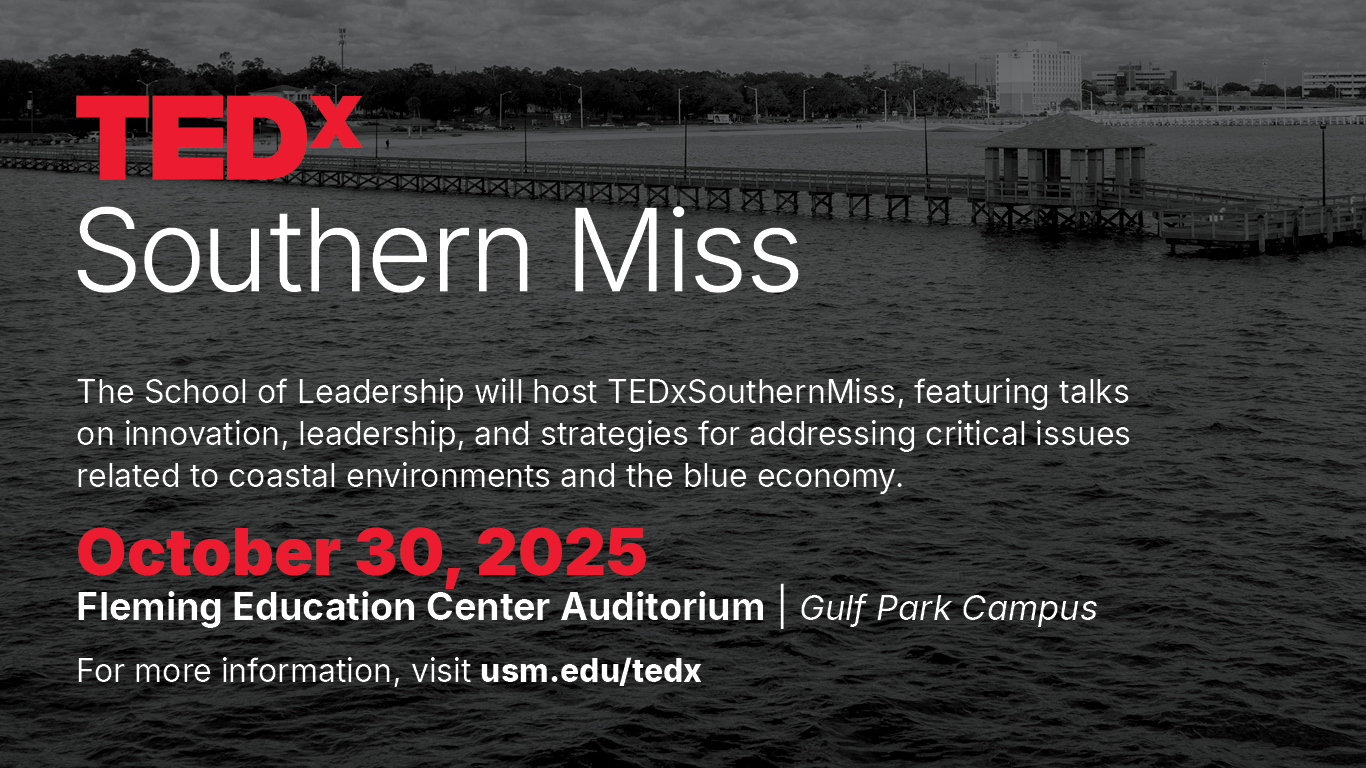 TEDx Southern Miss Event Graphic