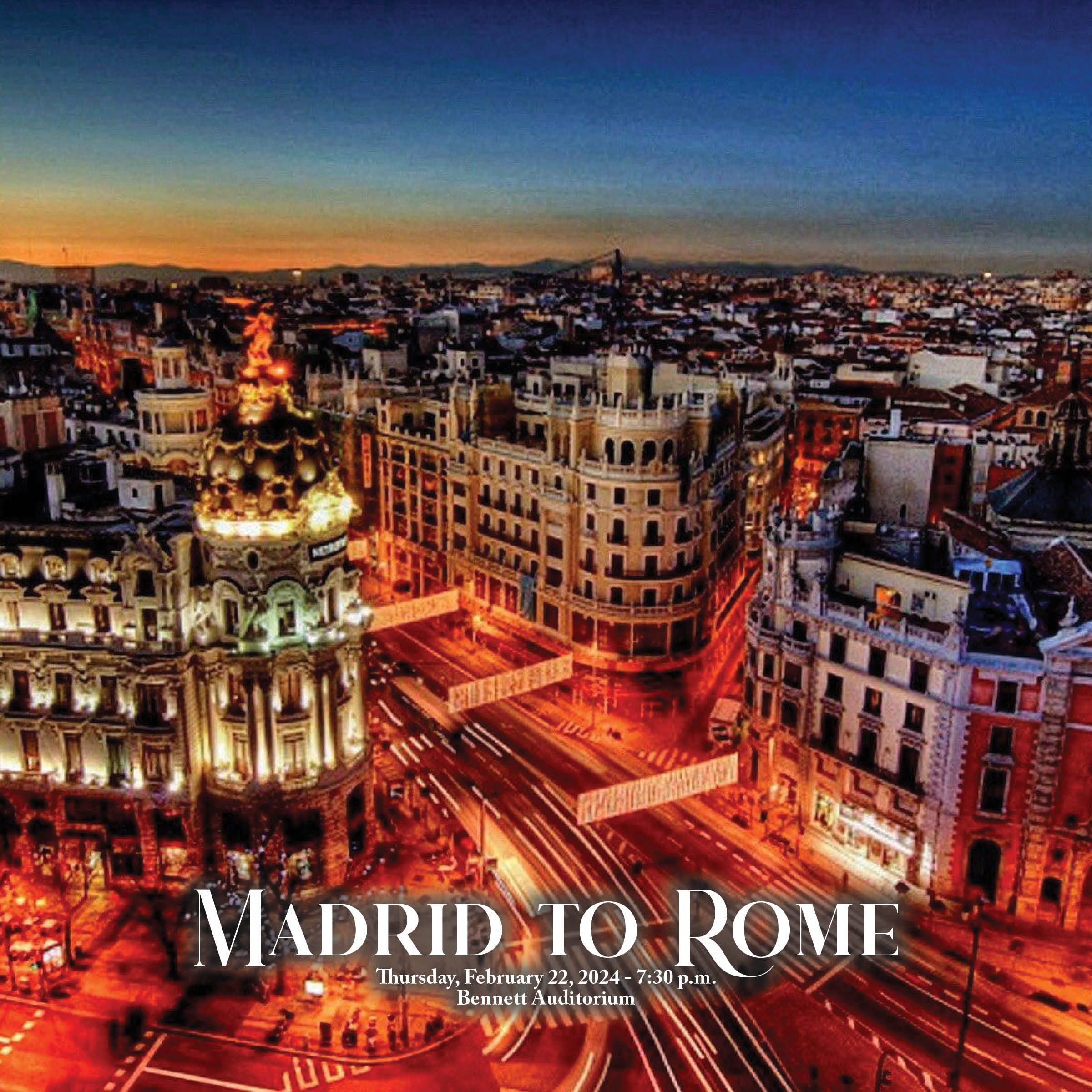 Madrid to Rome
