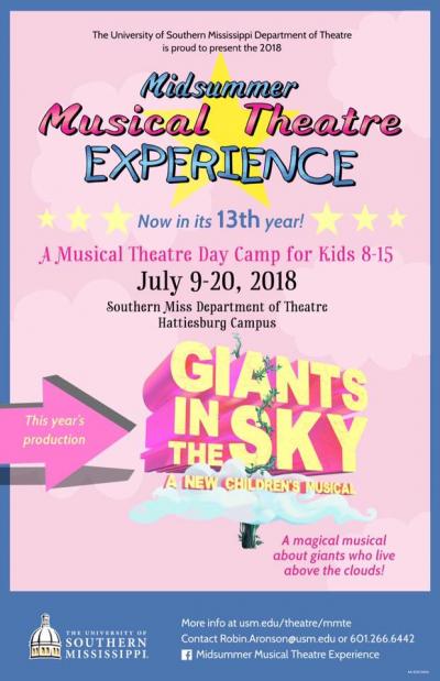 Usm Summer Camp Will Help Kids Develop Singing Dancing Acting Skills The University Of Southern Mississippi