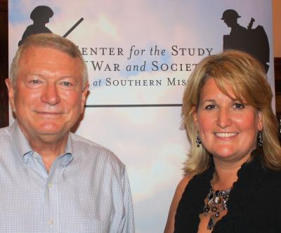 Retired Maj. Gen. Buford "Buff" Blount and Southern Miss History Professor Susannah Ural Retired Maj. Gen. Buford "Buff" Blount and Southern Miss History Professor Susannah Ural