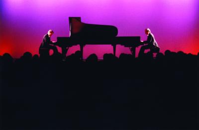 Richard and John Contiguglia who will perform a free piano concert at the Southern Miss Hattiesburg campus Sunday, Feb. 3 at 2 p.m. in Marsh Auditorium as part of the Adams Foundation Piano Recital Series.