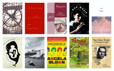 Covers of recent books by graduates of the Southern Miss English Department's Center for Writers