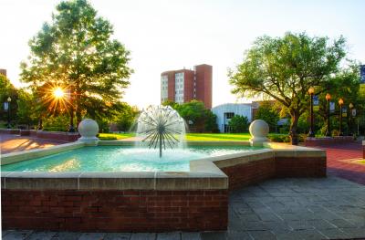 Shoemaker Square on The University of Southern Mississippi's Hattiesburg campus.