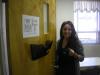 Student Success Coordinator Brandy Cooley shows off one of the study rooms.